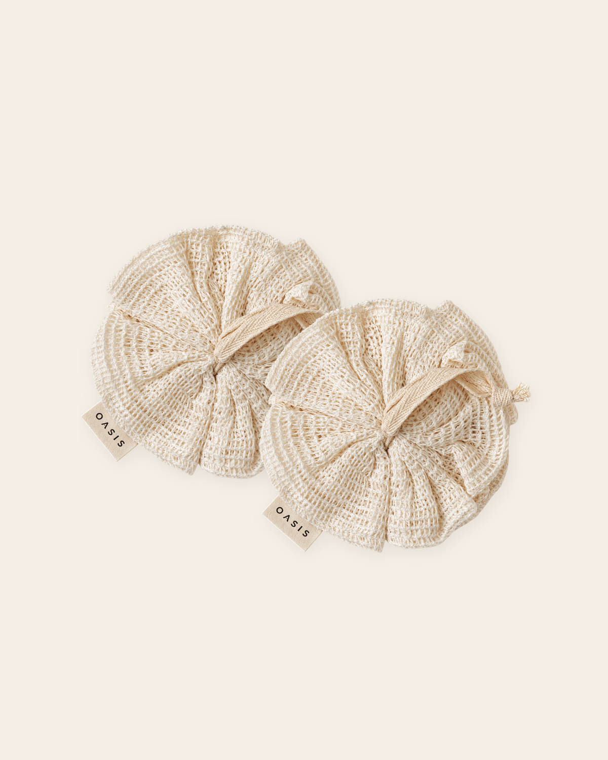 Oasis Ramie Bath Pouf