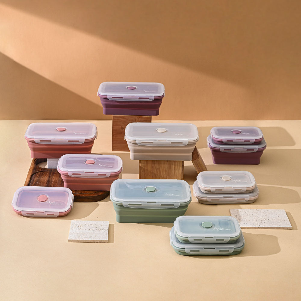 Lejos Silicone Collapsible Lunch Box 3.0