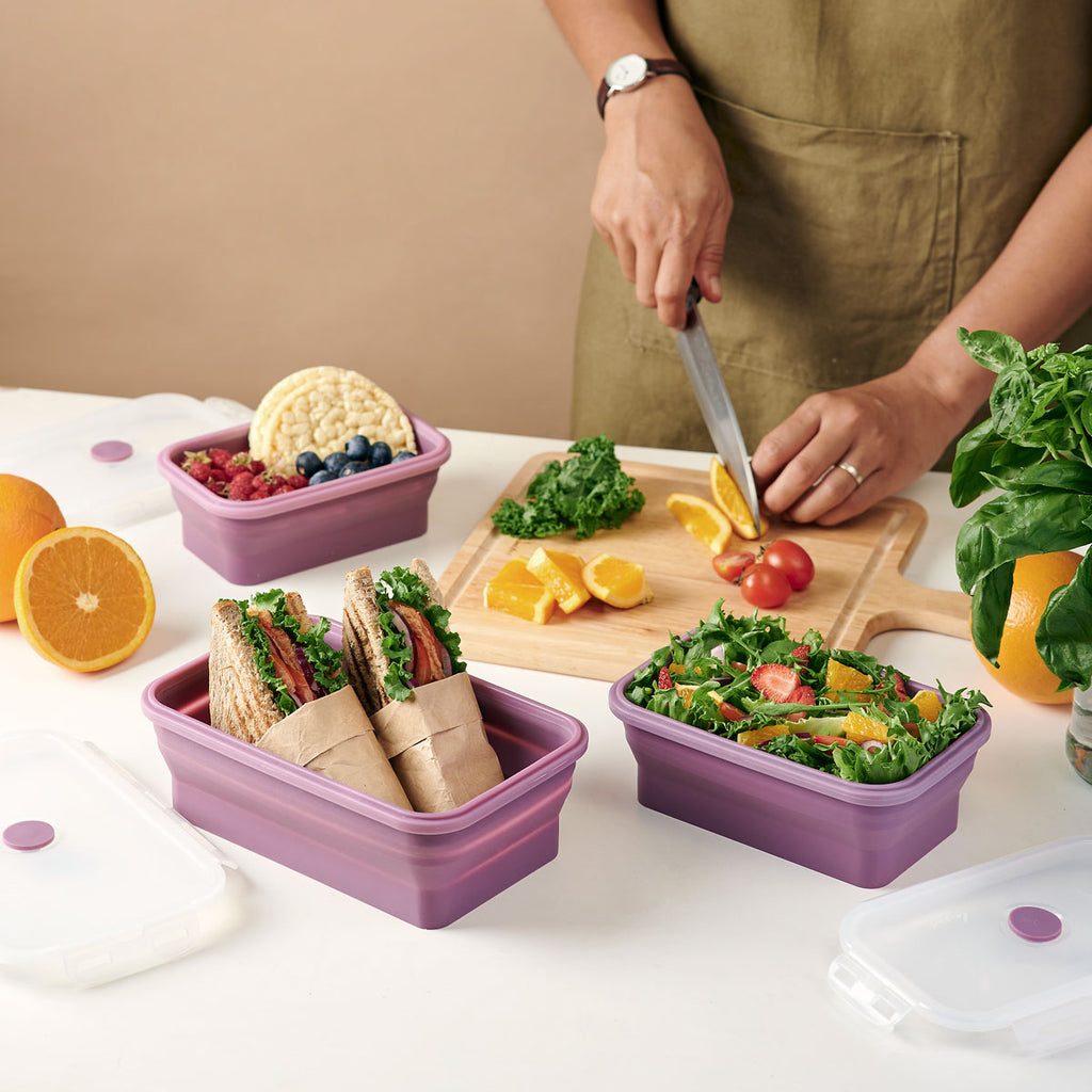 Buy Lejos Silicone Collapsible Lunch Box Online SG