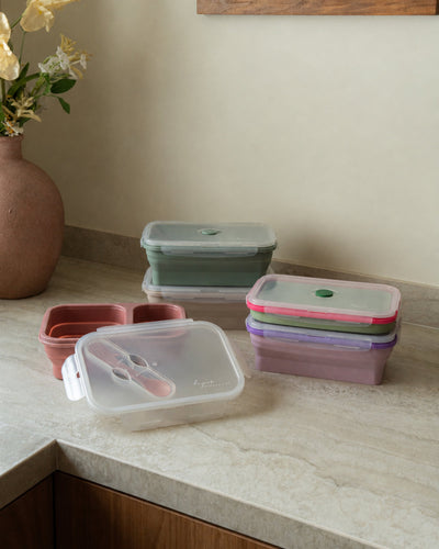 Lejos Silicone Collapsible Lunch Box