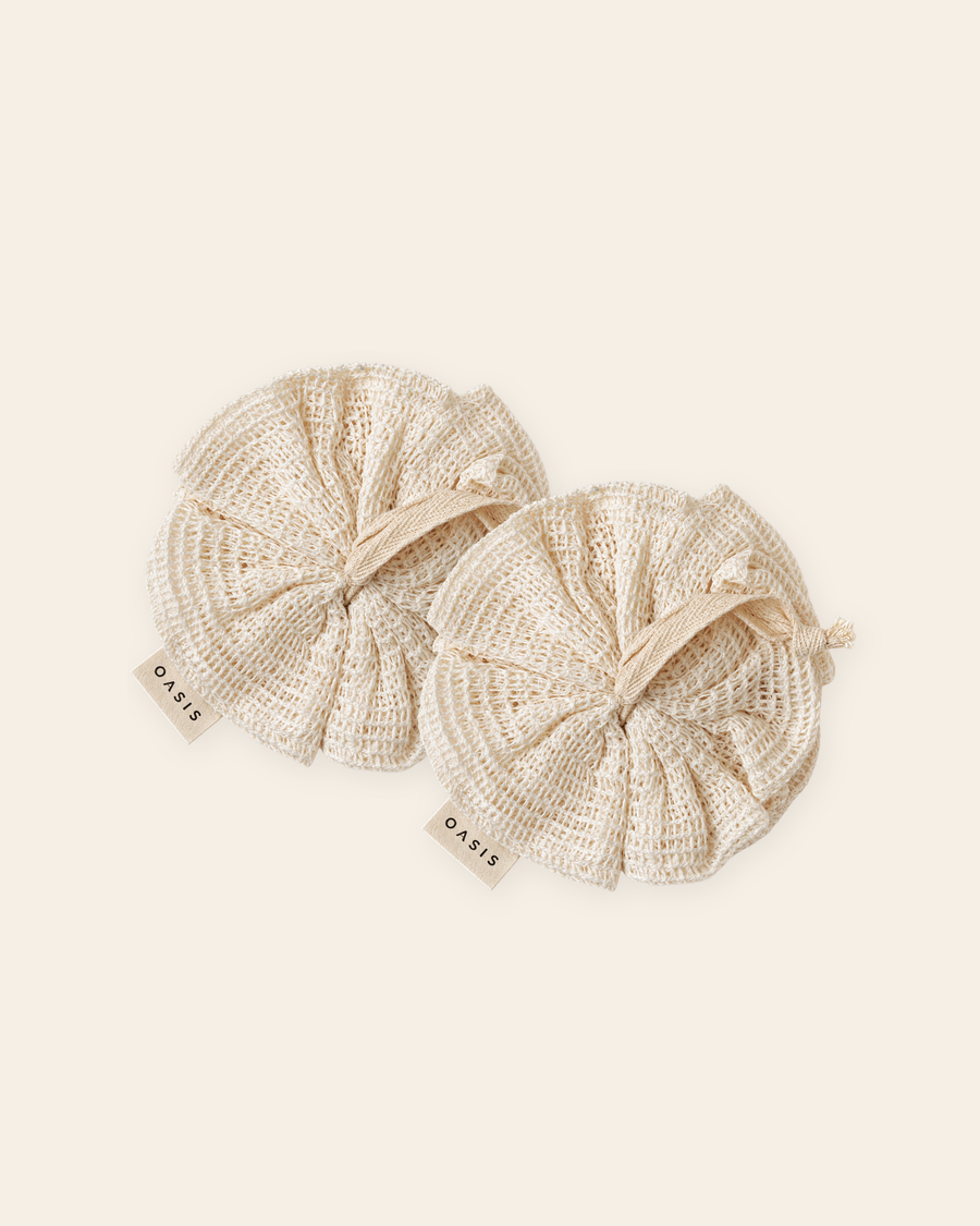 Oasis Ramie Bath Pouf