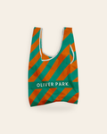 Diagonal Stripe Green