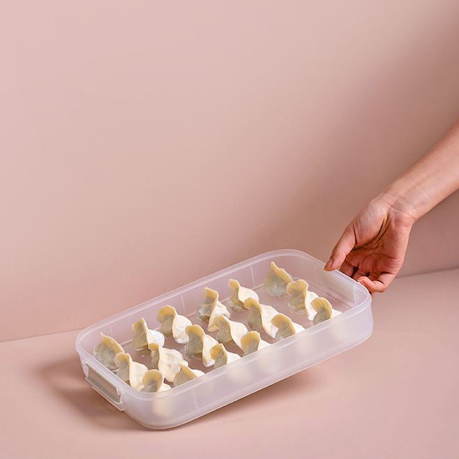 wide base container for dumplings